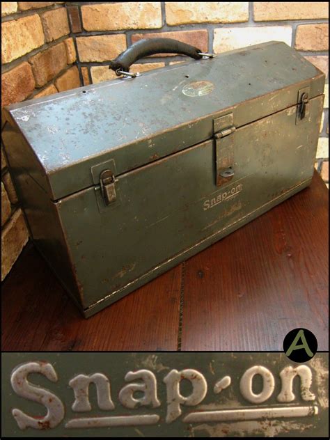 vintage metal snap on tool box|snap on tool age chart.